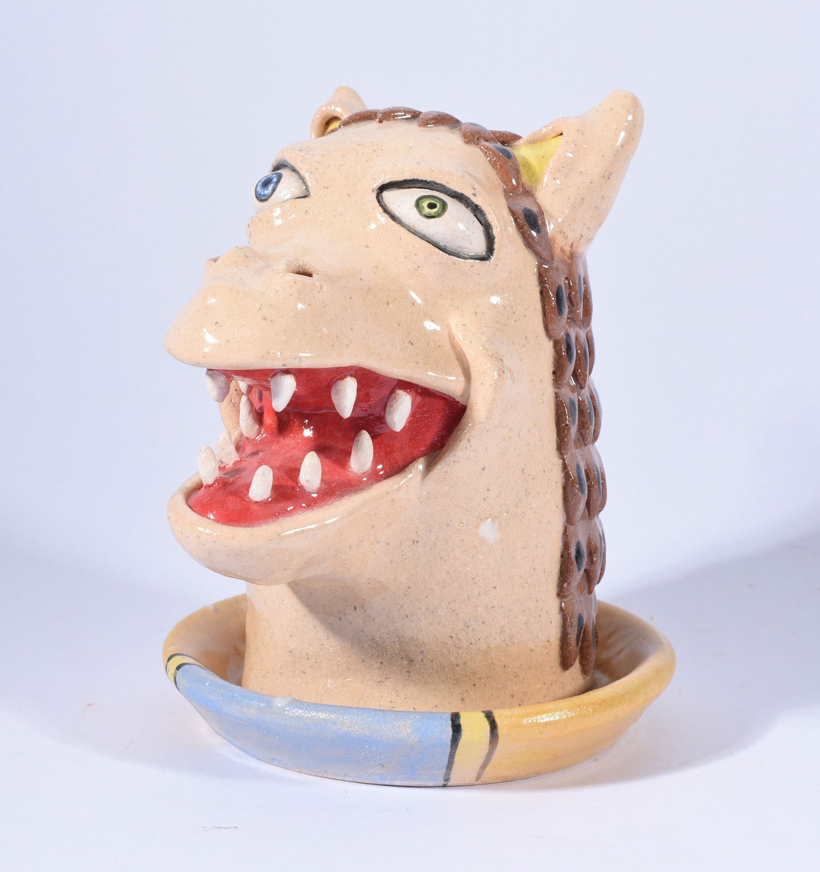 Stacy Lambert Lion Head on Plate (1 of 3)
