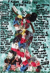 Mary Proctor Folk Art Painting Collage