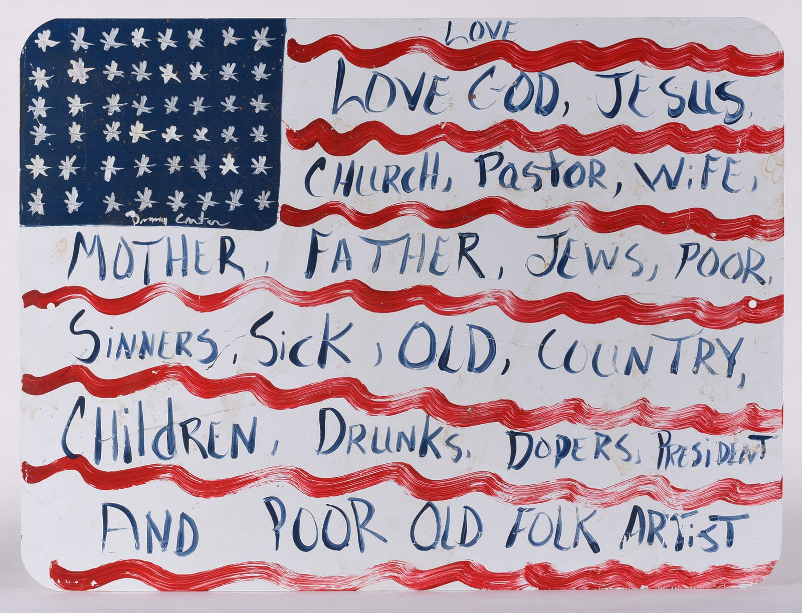 Benny Carter Painted Sign (1 of 2)