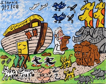 Sarah Strals Folk Art Painting