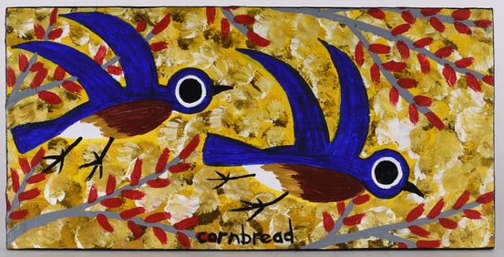 Cornbread Folk Art Painting