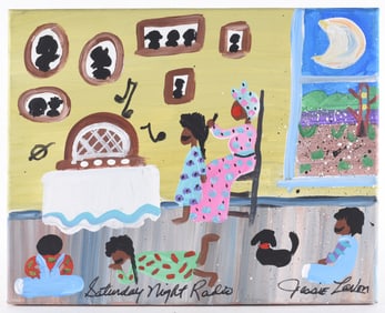 Jessie Lavon Folk painting