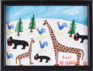 Minnie Adkins Folk painting