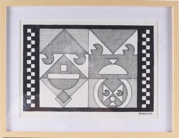 Folk Drawing by Kellems