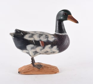 Andy Anderson Carved Wooden Decoy