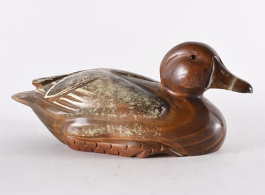 Andy Anderson Carved Wooden Decoy