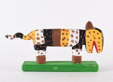 Minnie Adkins Carved Wooden Animal