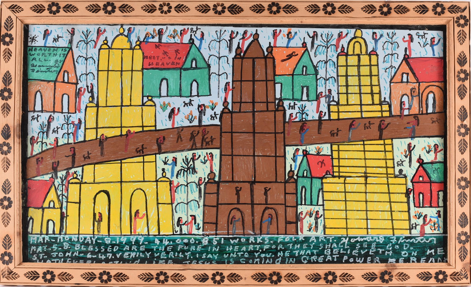 Howard Finster Painting #44,851 (1 of 3)