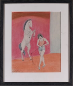 Lawrence Lebduska Original Art Signed