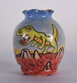 Stacy Lambert Painted Vase