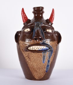 Randy Tobias Devil Face Jug