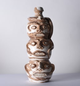 Randy Tobias Stacker Face Jug