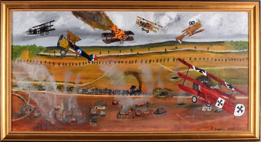 Joseph J Wolfe Folk Painting