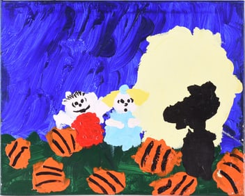 Folk Painting by Eddie B.