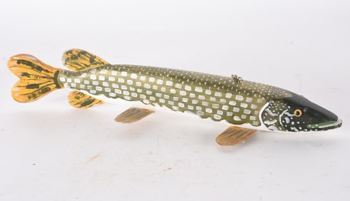 W. Bisset Folk Carved Fish