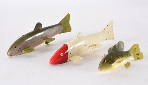 Group of Carved Fish
