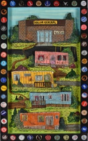 Eric Cunningham Folk Painting