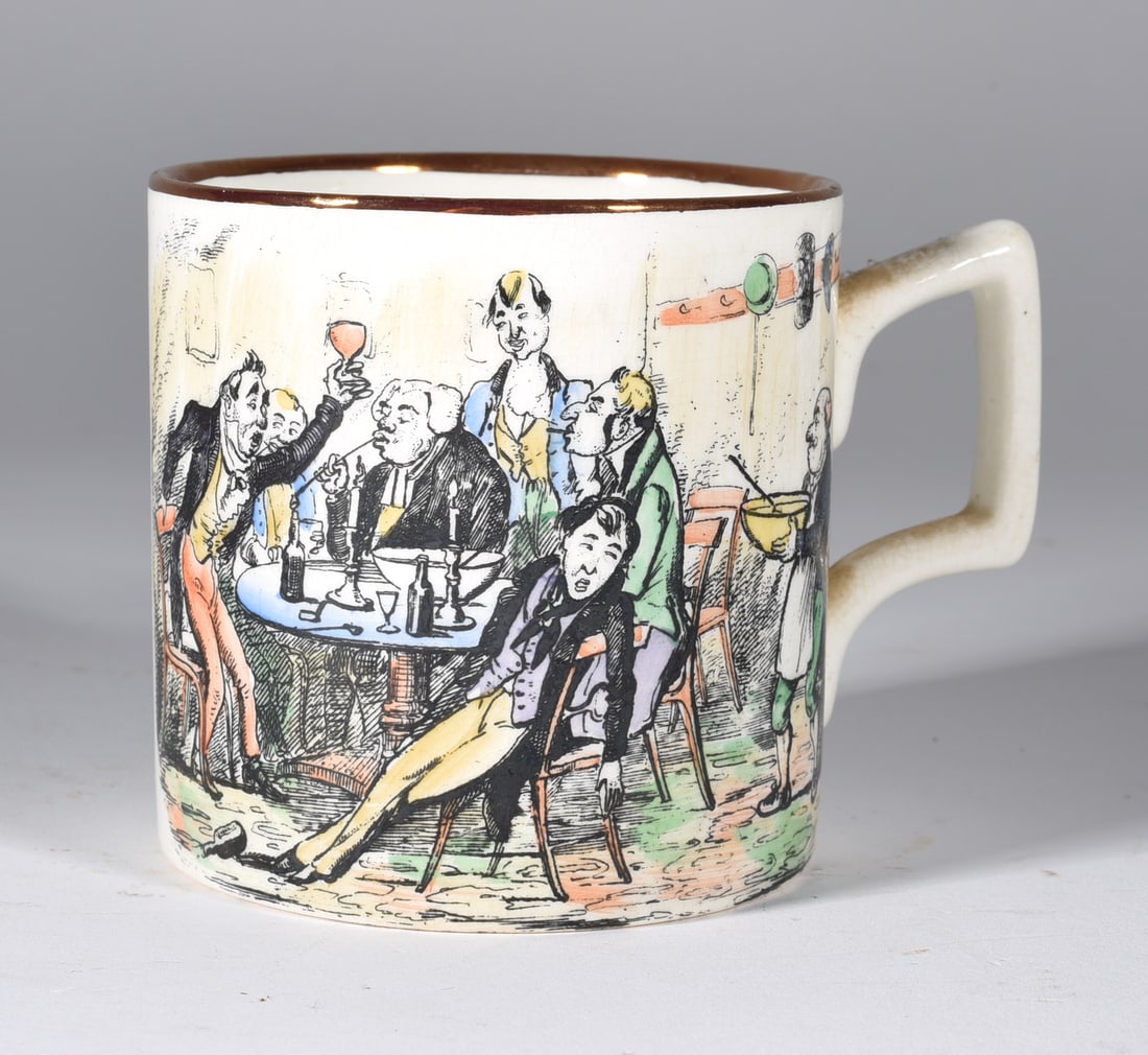 Antique Grays Pottery Porcelain Mug: READ IN FULL! These items are all from an attic that we cleaned out. These are sold as is where is. See pictures for details. If we in house pack and ship for you it takes 4 weeks or so DO NOT ASK WHE
