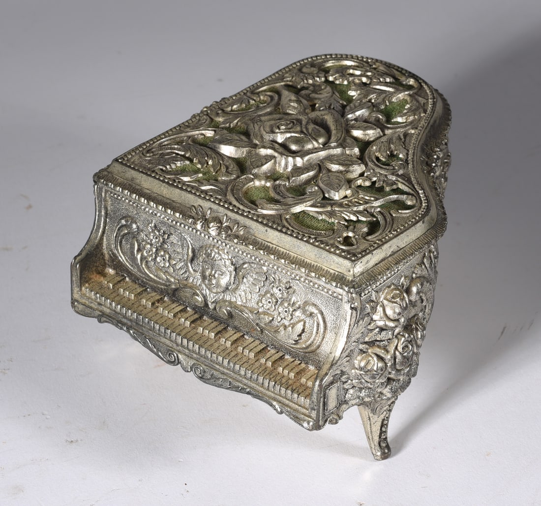 Vintage Piano Music Box: READ IN FULL! These items are all from an attic that we cleaned out. These are sold as is where is. See pictures for details. If we in house pack and ship for you it takes 4 weeks or so DO NOT ASK WHE