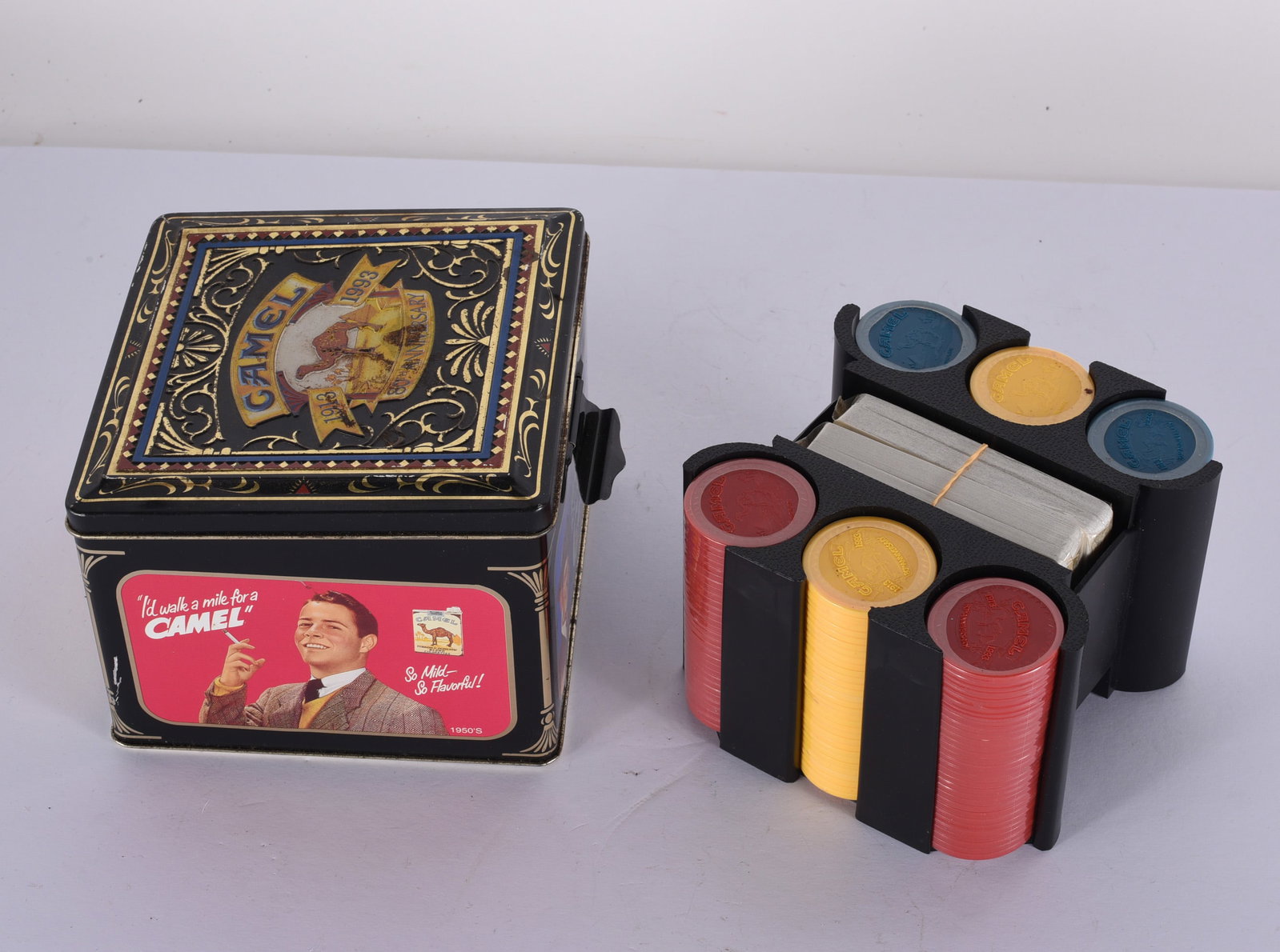 Vintage Poker Chips: READ IN FULL! These items are all from an attic that we cleaned out. These are sold as is where is. See pictures for details. If we in house pack and ship for you it takes 4 weeks or so DO NOT ASK WHE