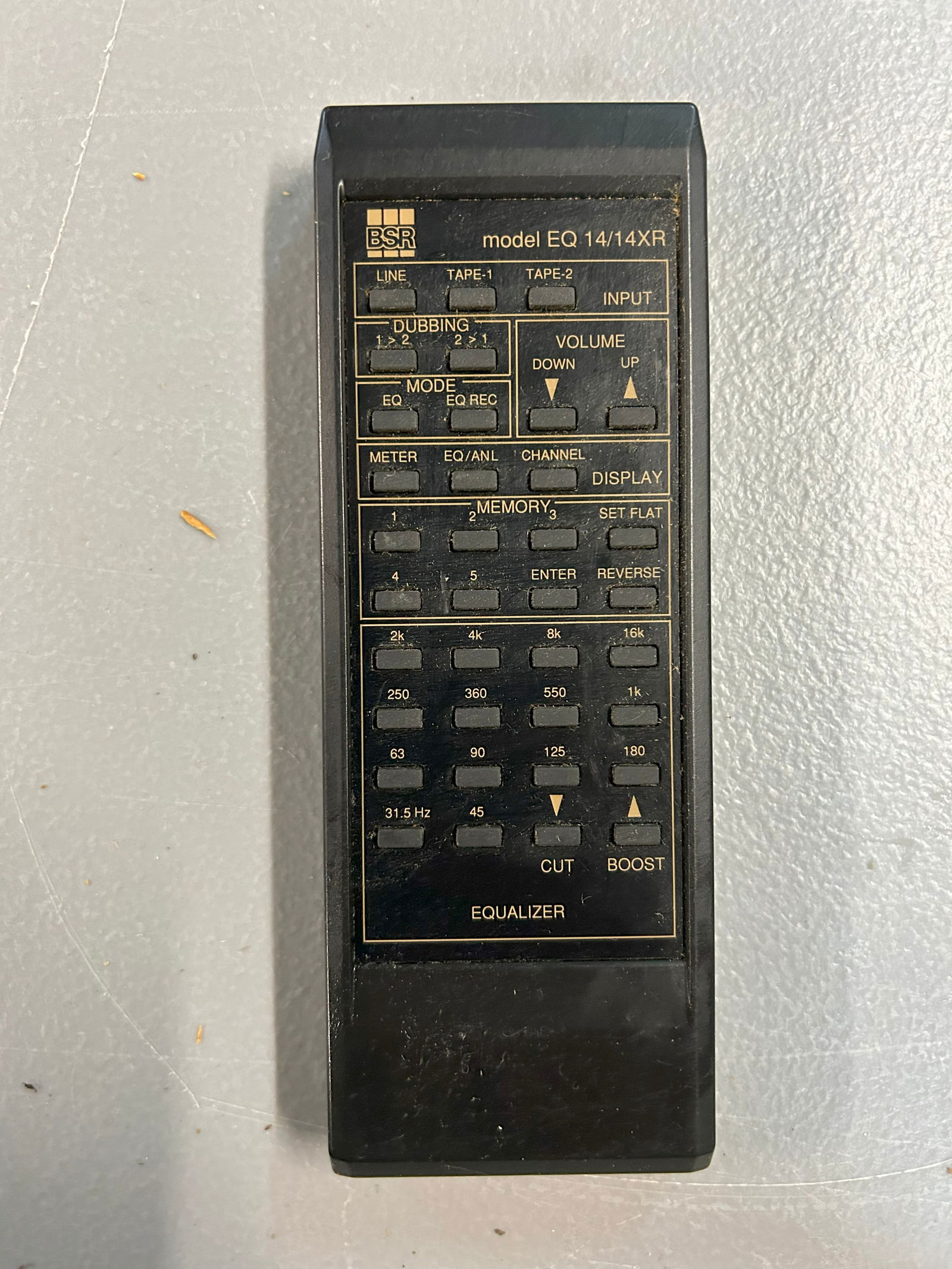 BSR EQ 13/14XR Equalizer Remote (1 of 1)