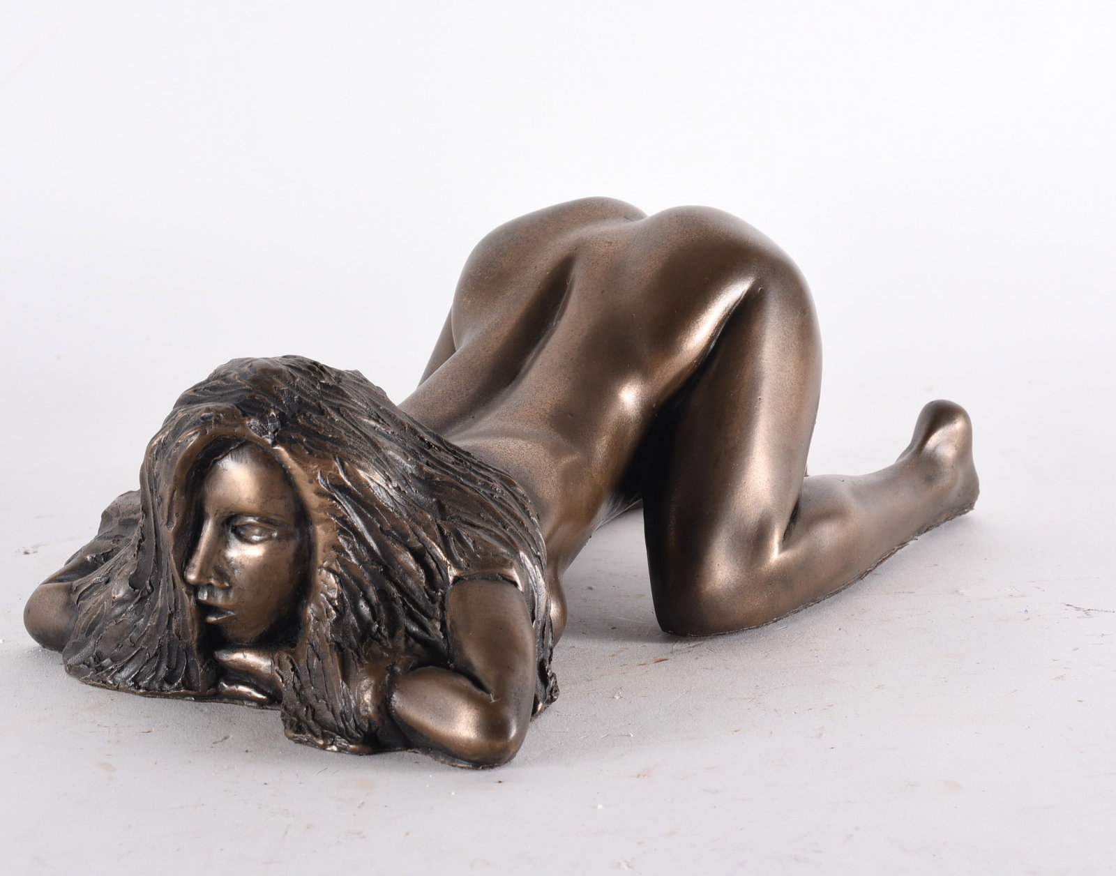 Plasture or Other Material Nude Woman 12"x5": READ IN FULL! These items are all from an attic that we cleaned out. These are sold as is where is. See pictures for details. If we in house pack and ship for you it takes 4 weeks or so DO NOT ASK WHE