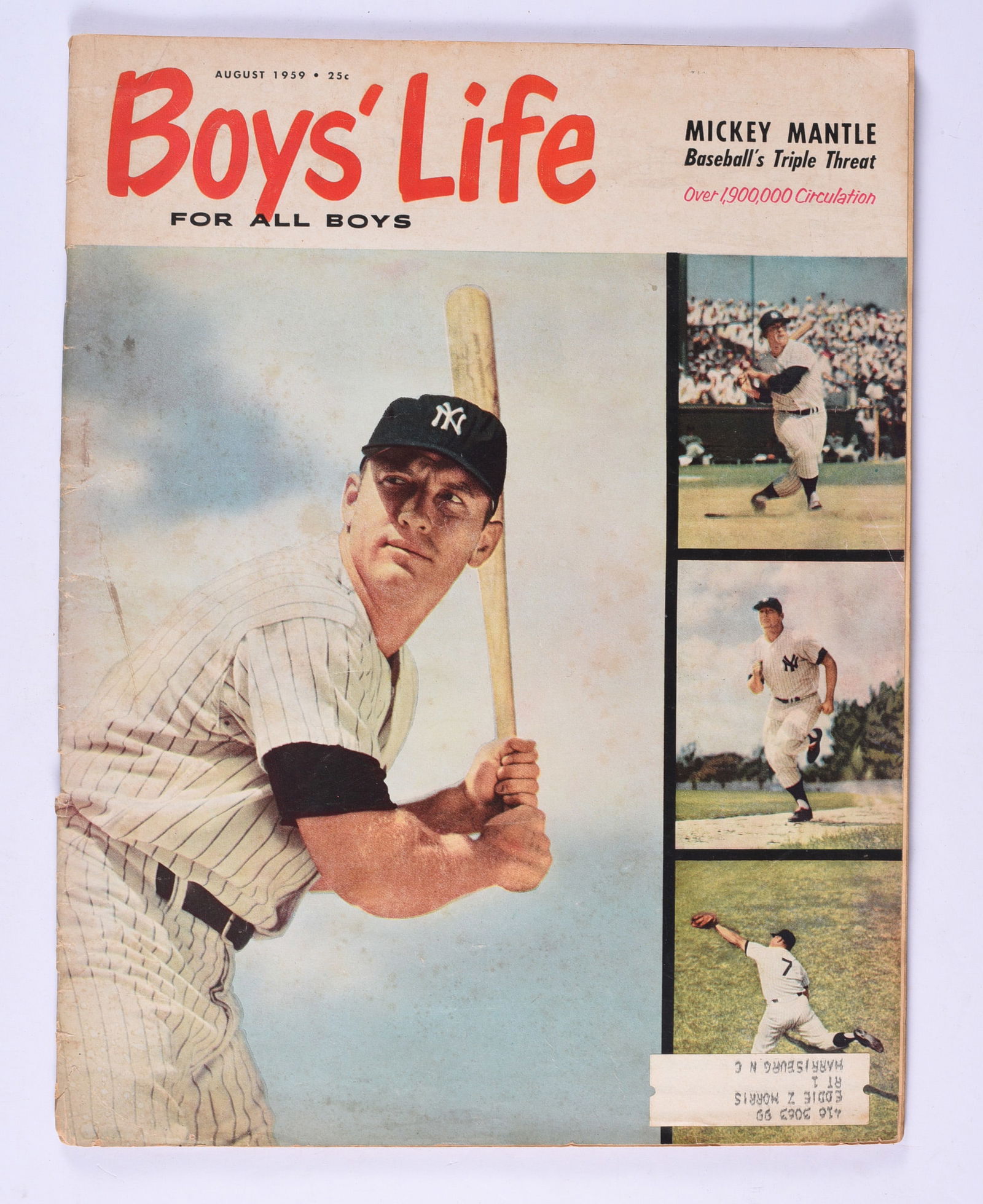 Boys Life Mickey Mantle Issue Magazine (1 of 2)