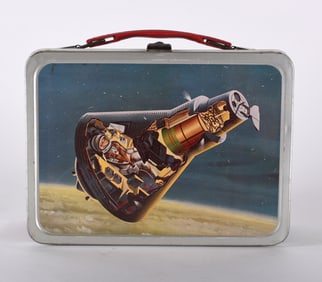 1963 John Glenn Nasa Space Capsule Lunch Box