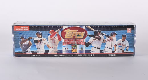 2001 Topps Complete Set Series 1 and 2