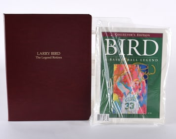 Larry Bird Autographed Magazine