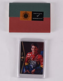 Jeff Gordon Autographed Card COA
