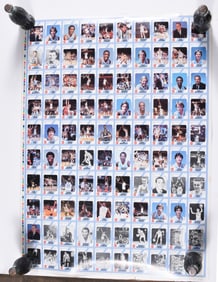 UNC Chapel Hill Trading Cards Uncut Sheets (4)