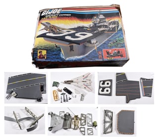 GI JOE USS Flagg Aircraft Carrier with box
