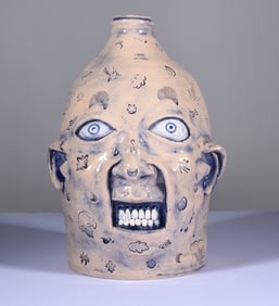 Stacy Lambert Stamped Face Jug