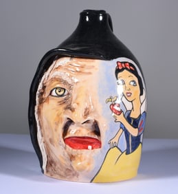 Stacy Lambert Snow White Face Jug