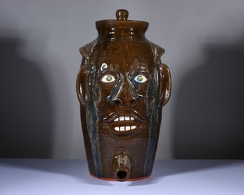 Joe Reinhardt Face Jug Water Cooler