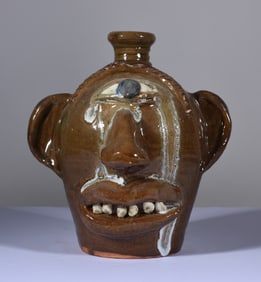 Albert Hodge One Eye Face Jug