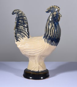 Charles Moore Two Tone Rooster on Base