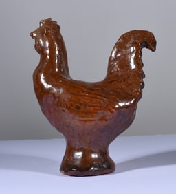Rare Charles Moore Pottery Salt Shaker Chicken