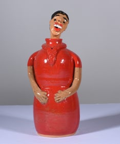 Kathy Richards Pottery Bottle Figure