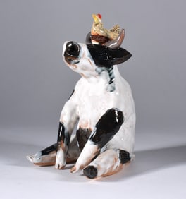 Lynn Bailey Pottery Cow