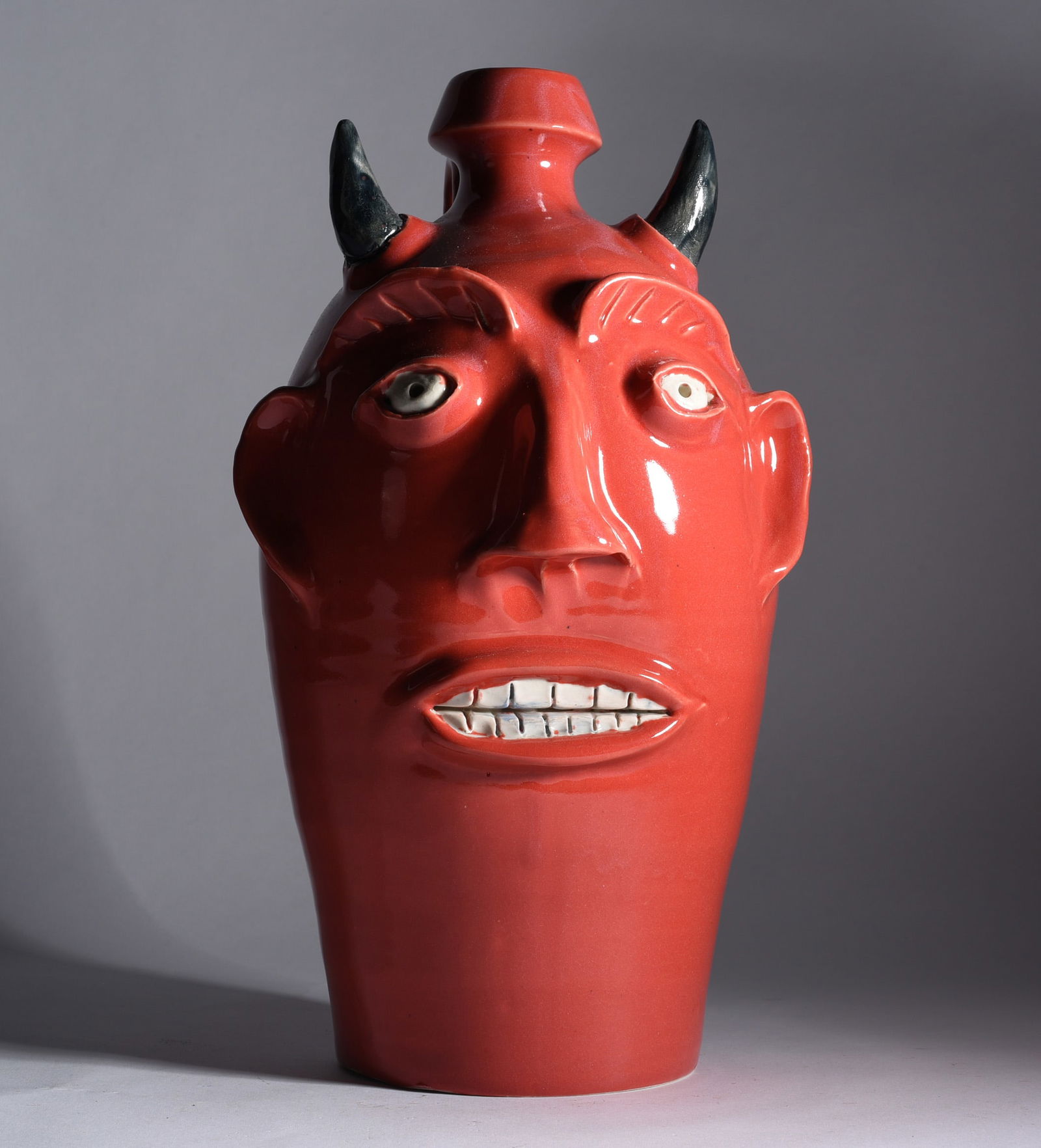 Randy Tobias Devil Face Jug (1 of 4)