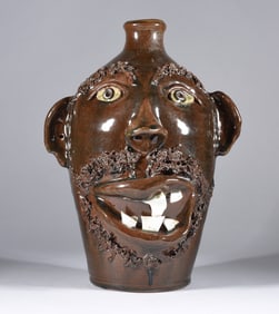 Walt and Dot Aumen Face Jug
