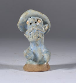 Tim Whitten Miniature Pottery Face Jug