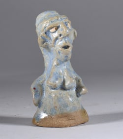 Tim Whitten Miniature Pottery Face Jug