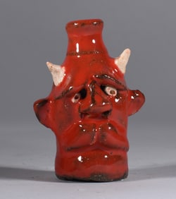 Tim Whitten Miniature Pottery Face Jug