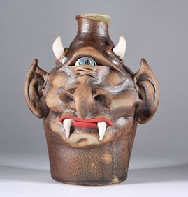 Williams Pottery Face Jug