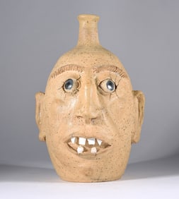 North Carolina Pottery Face Jug