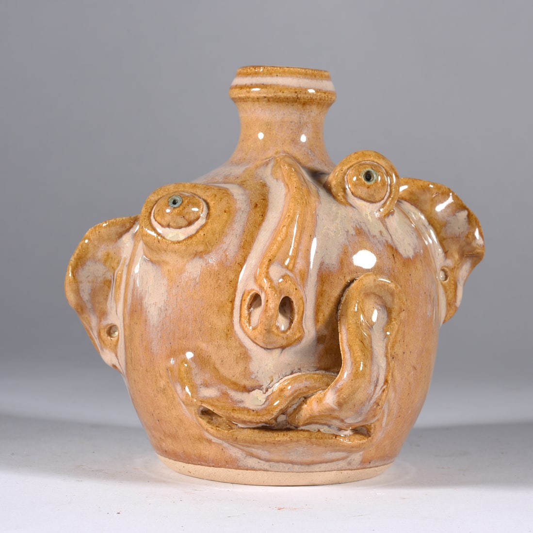 Larry Moore Pottery Face Jug (1 of 3)