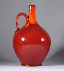AV Smith Red Pottery Jug